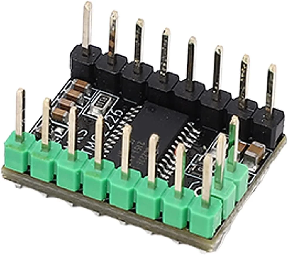 کنترلر درایور موتور پله ای TMC2226 با نویز کم به همراه هیت سینک، لوازم جانبی پرینتر سه بعدی، جریان درایو بزرگتر، پشتیبانی از حالت UART برای MKS SGEN L کنترلر درایور موتور پله ای TMC2226 با نویز کم به همراه هیت سینک، لوازم جانبی پرینتر سه بعدی، جریان درایو بزرگتر، پشتیبانی از حالت UART برای MKS SGEN L