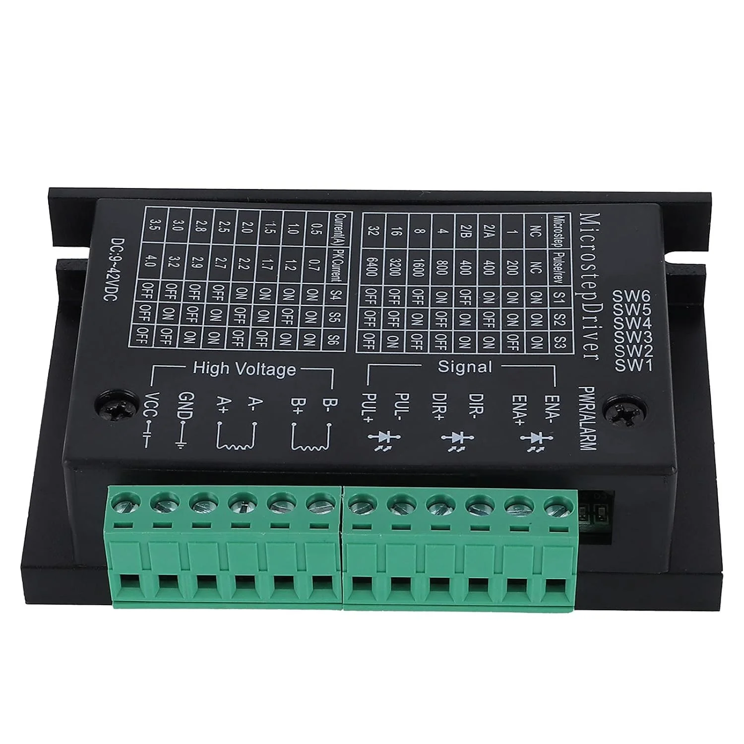 درایور موتور پله ای، درایور میکرو استپ DC 9-24V TB6600 کنترلر CNC انکودر موتور لوازم جانبی پرینتر سه بعدی درایور موتور پله ای، درایور میکرو استپ DC 9-24V TB6600 کنترلر CNC انکودر موتور لوازم جانبی پرینتر سه بعدی