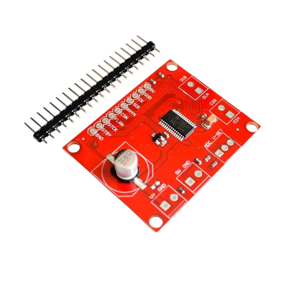 ماژول درایور استپر L6470، خروجی 3 آمپر، 8-45 ولت، برد درایور موتور استپر دو قطبی