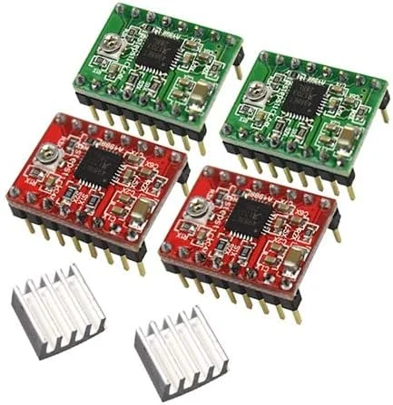 ماژول درایور استپر موتور Reprap Stayhome A4988 به همراه هیت سینک