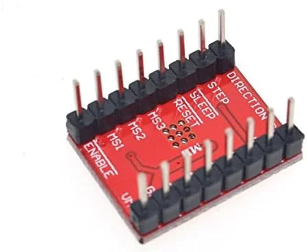 Stayhome بسته 5 عددی درایور استپر Reprap pololu A4988 ماژول درایور موتور استپر با هیت سینک آلومینیومی