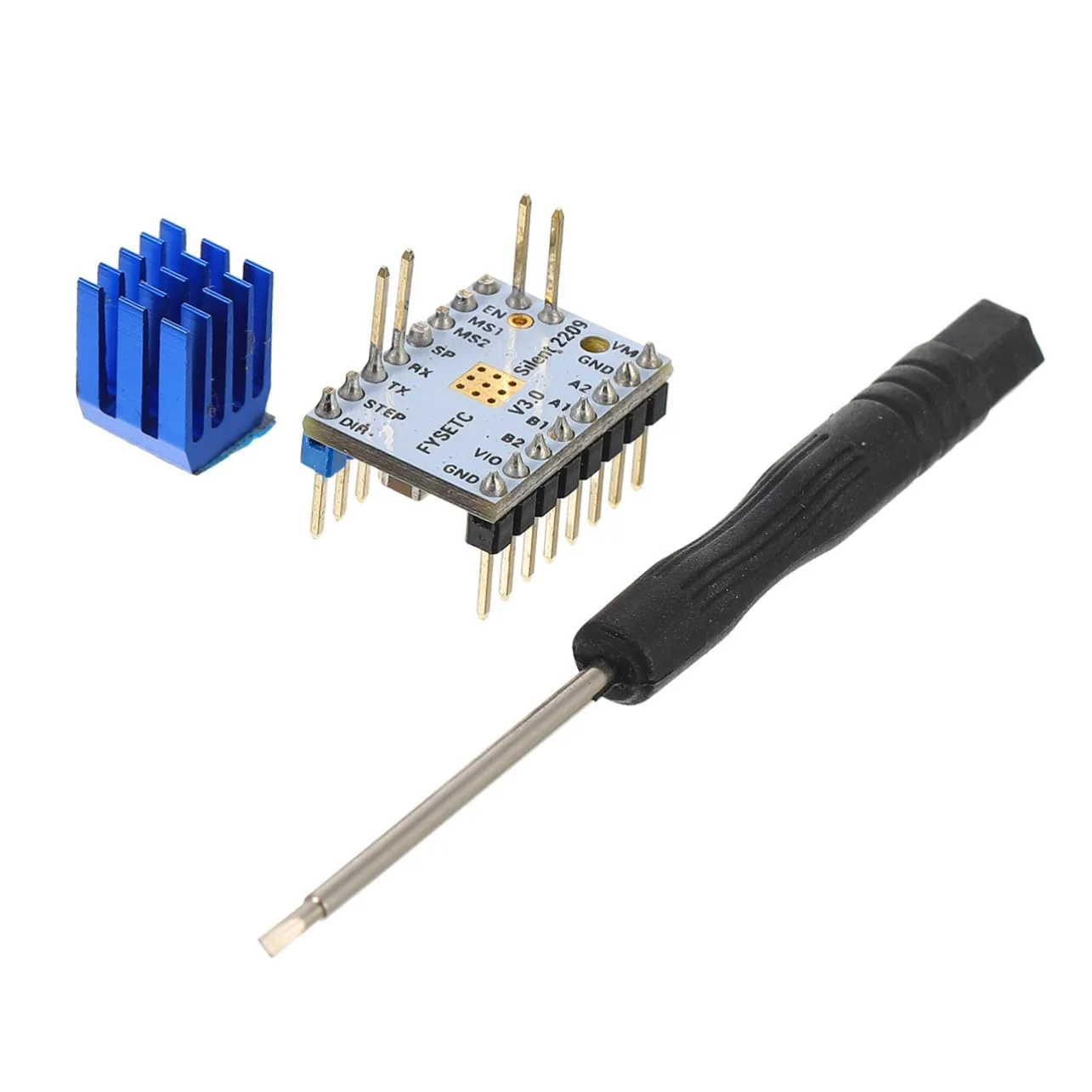 دو عدد ماژول استپر بی‌صدا برای پرینترها، فوق‌العاده ساکت، سازگار با درایورهای سنتی، مدیریت حرارتی کارآمد