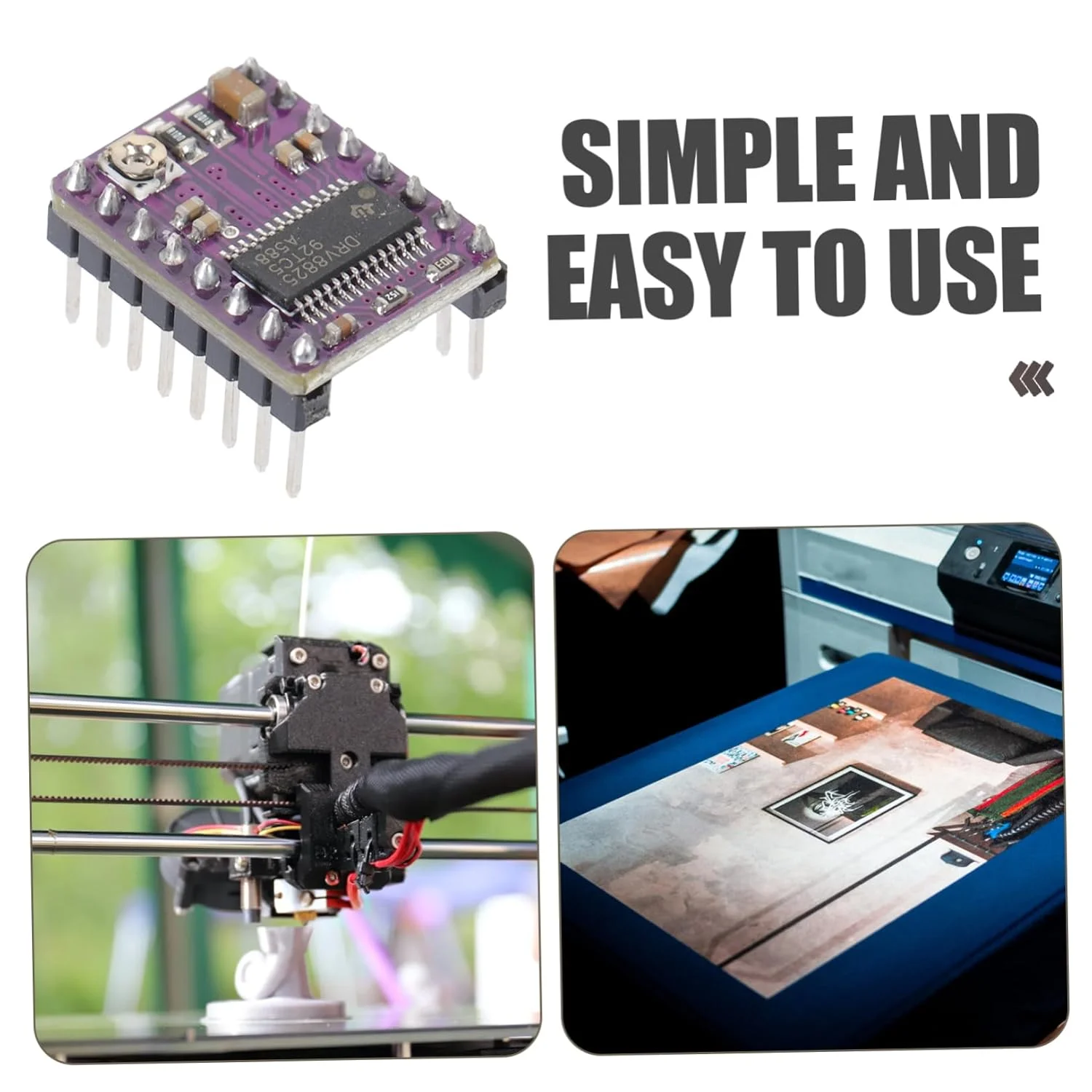 ماژول درایور با هیت سینک بهینه شده برای عملکرد پرینتر سه بعدی سازگار با 1.4