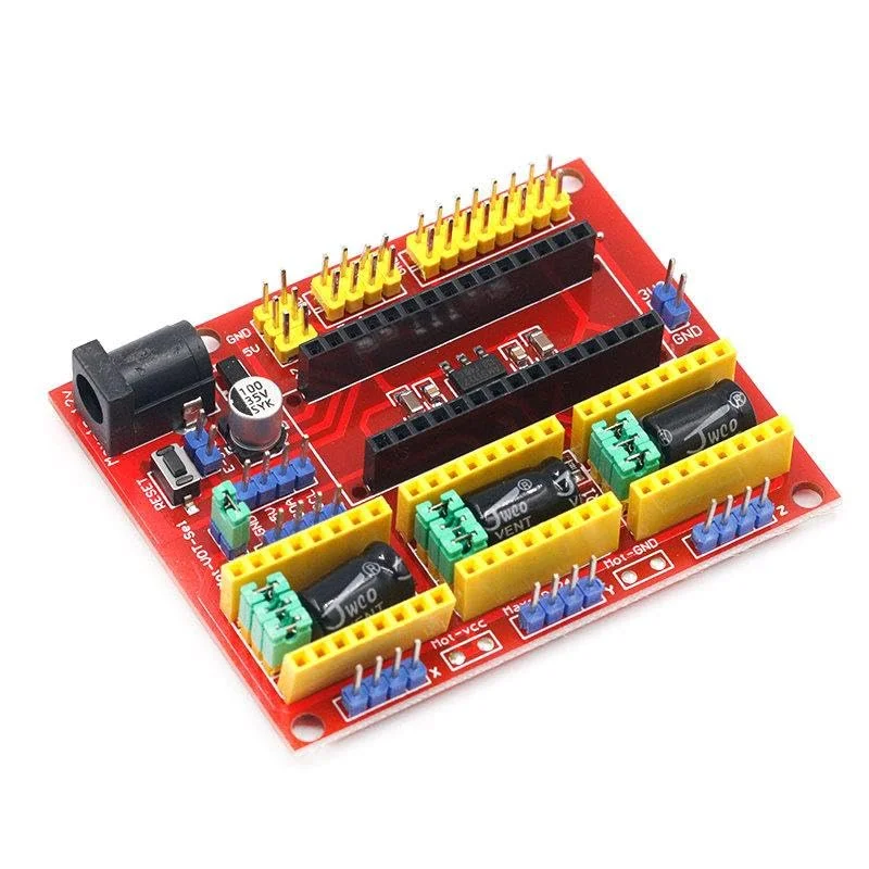 برد توسعه درایور A4988 برای دستگاه حکاکی CNC Shield v4 / پرینتر سه بعدی برد توسعه درایور A4988 برای دستگاه حکاکی CNC Shield v4 / پرینتر سه بعدی