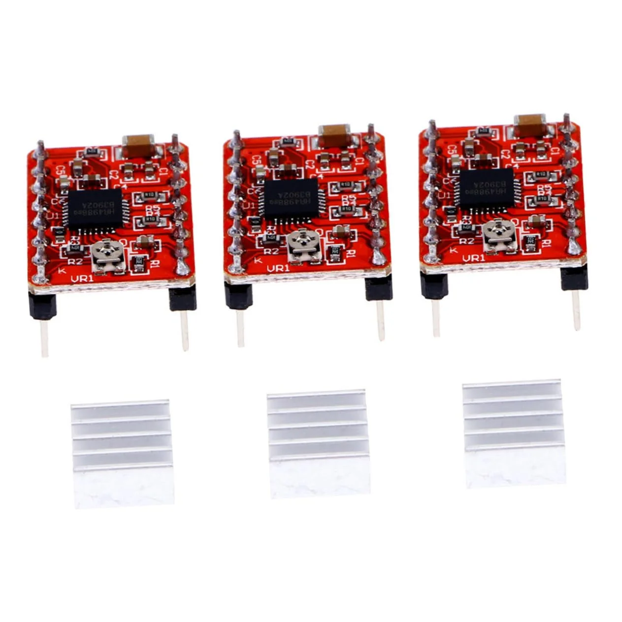 5 عدد ماژول درایور موتور پله ای، ماژول درایور موتور چاپگر، حفاظت در برابر دمای بیش از حد، وضوح پله