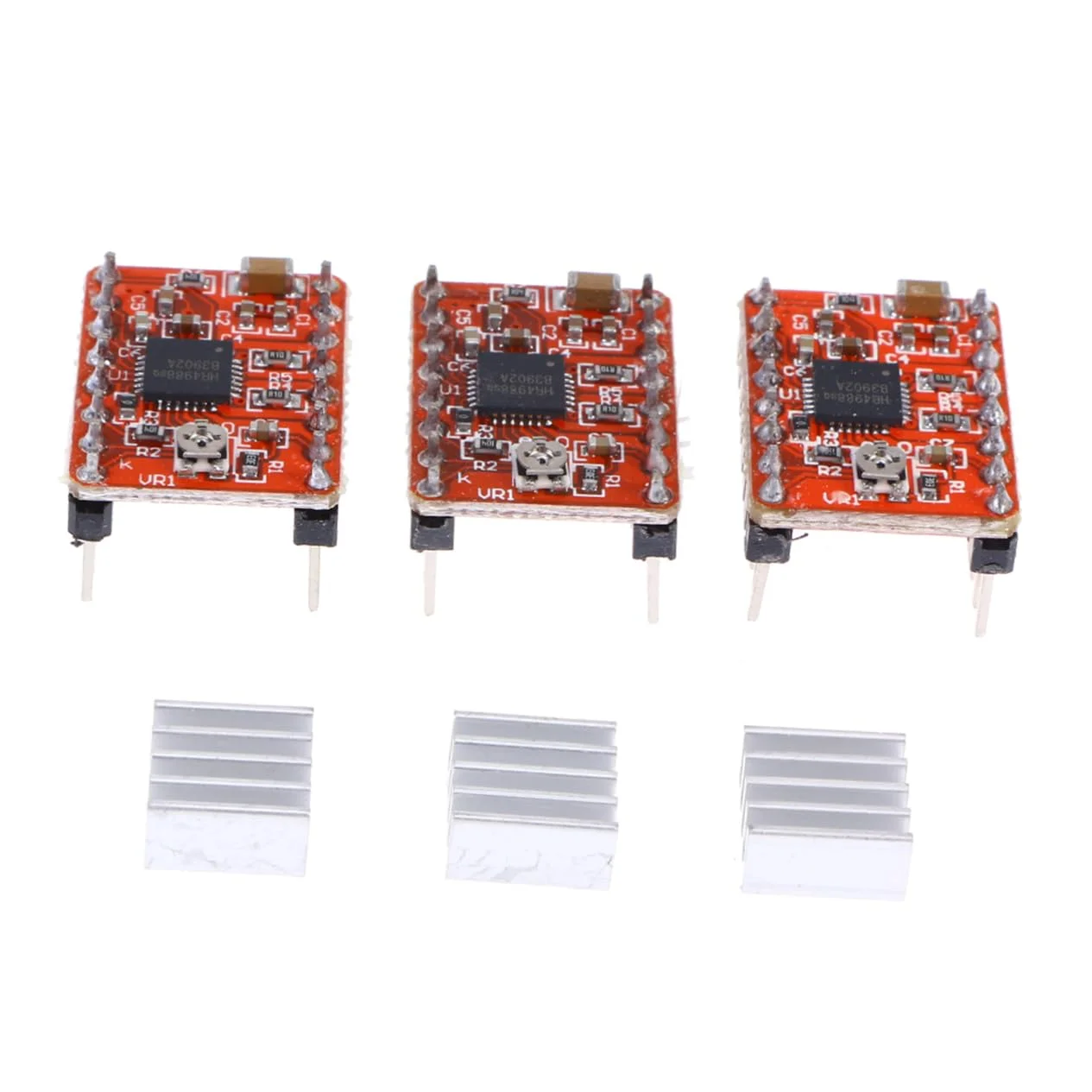 3 عدد لوازم جانبی پرینتر ماژول درایور موتور پله ای هیت سینک درایور موتور Pololu برای دستگاه حکاکی Reprap