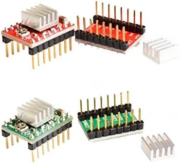 ۵ عدد در بسته ماژول درایور موتور پله ای Reprap A4988 برای پرینتر سه بعدی