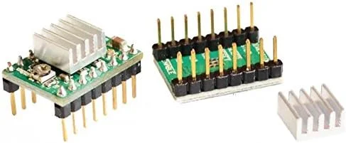 ۵ عدد در بسته ماژول درایور موتور پله ای Reprap A4988 برای پرینتر سه بعدی ۵ عدد در بسته ماژول درایور موتور پله ای Reprap A4988 برای پرینتر سه بعدی