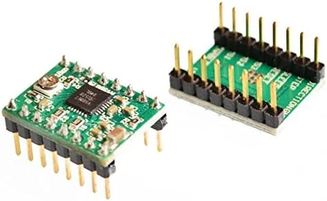 ۵ عدد در بسته ماژول درایور موتور پله ای Reprap A4988 برای پرینتر سه بعدی ۵ عدد در بسته ماژول درایور موتور پله ای Reprap A4988 برای پرینتر سه بعدی
