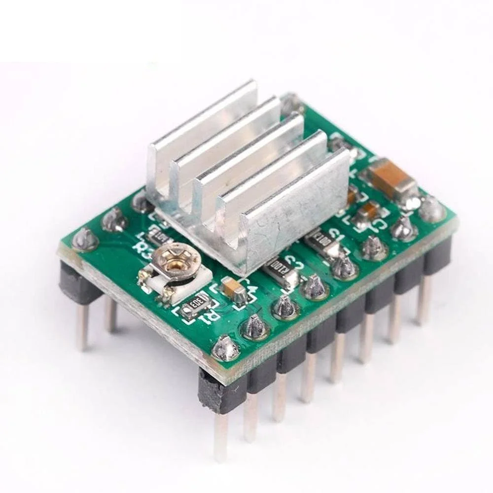 5 عدد درایور استپر Reprap A4988 ماژول درایور موتور پله ای با هیت سینک برای پرینتر سه بعدی CNC رمپس 1.4