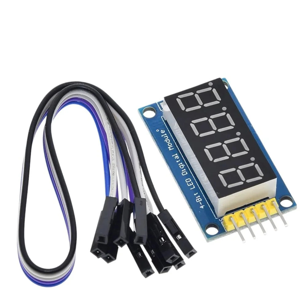 ماژول نمایشگر LED دیجیتال 4 بیتی، چهار سریال برای درایور 595، قطعه الکترونیکی جدید 2025 با قابلیت اطمینان بالا، دقت و عملکرد پایدار