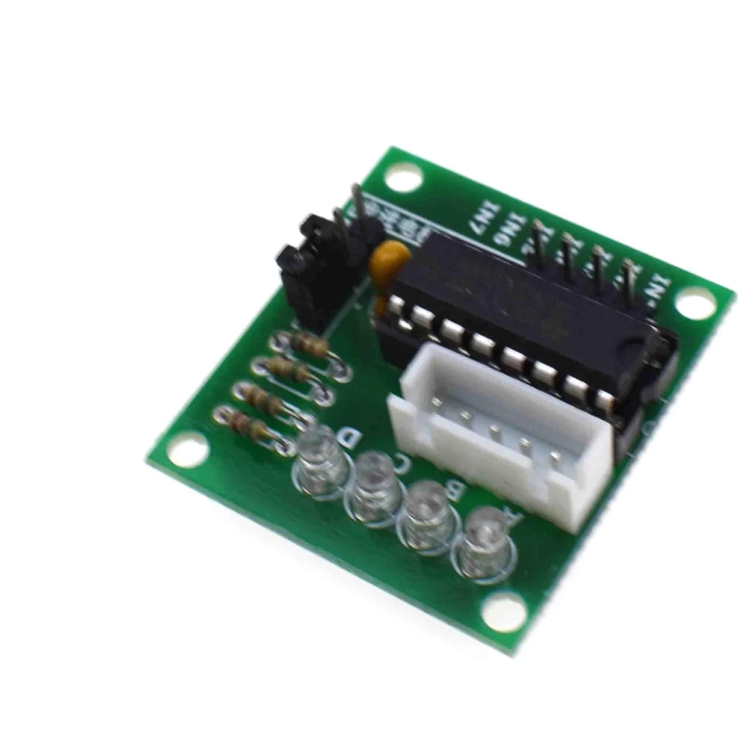 موتور پله ای 28BYJ-48 ULN2003 به همراه ماژول درایور ULN2003 و کابل (موتور 5 ولت + ULN2003)