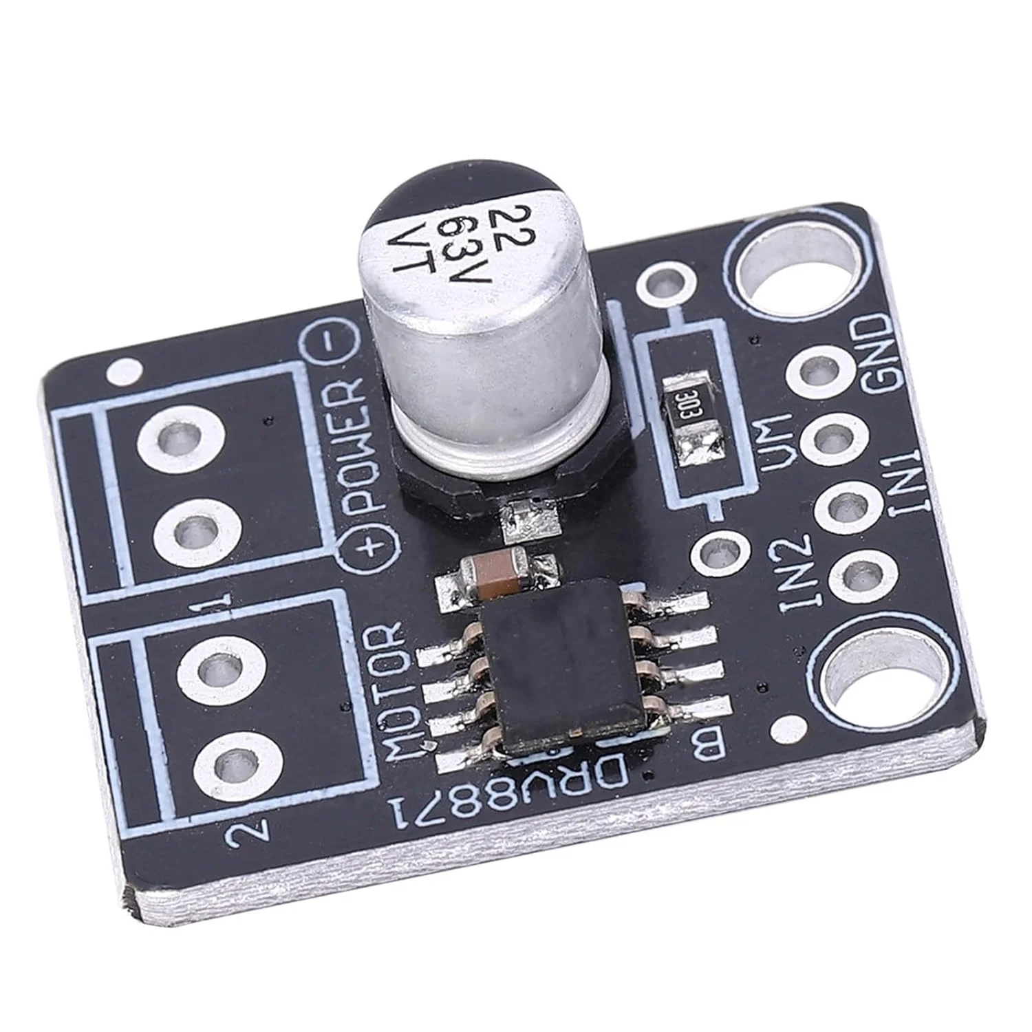 درایور موتور پل H مدل DRV8871، PWM 3.6 آمپر، تنظیم جریان، UVLO، OCP، TSD، بازیابی خودکار، ماژول برد درایور موتور DC فلزی مشکی برای چاپگرها، لوازم خانگی درایور موتور پل H مدل DRV8871، PWM 3.6 آمپر، تنظیم جریان، UVLO، OCP، TSD، بازیابی خودکار، ماژول برد درایور موتور DC فلزی مشکی برای چاپگرها، لوازم خانگی