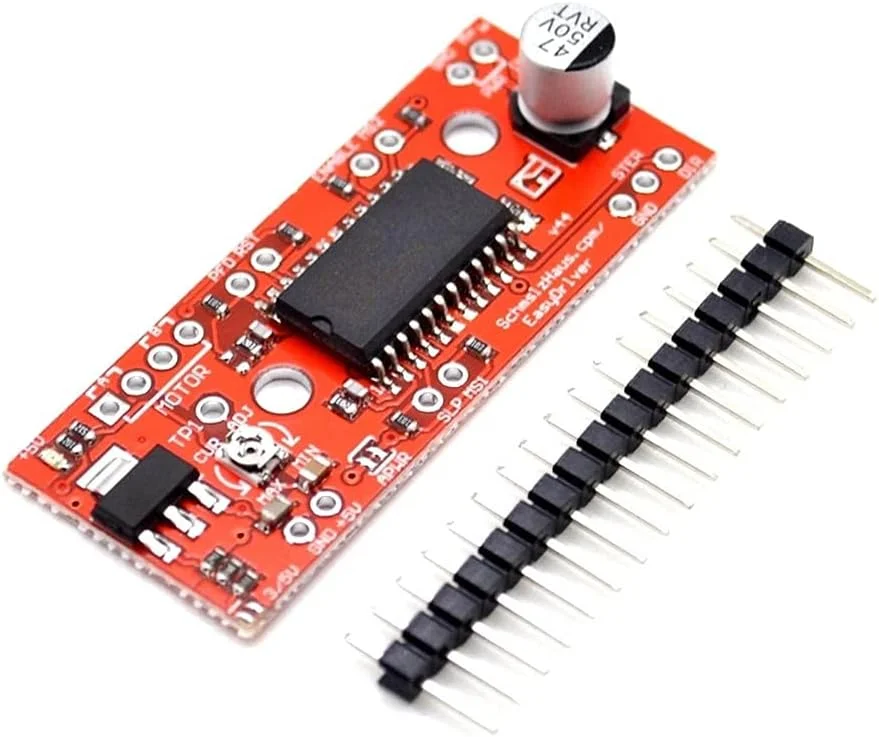 برد ماژول درایور موتور پله ای EasyDriver A3967SLBT، 2 عدد