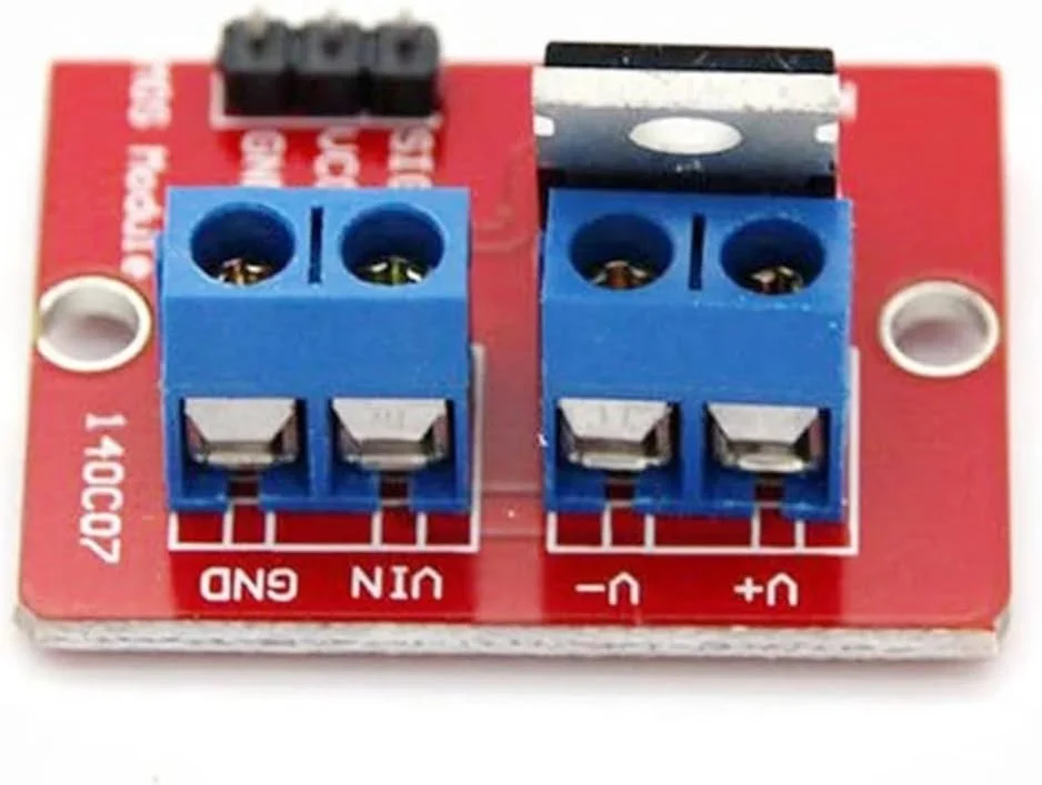 ماژول درایور IRF520 با دکمه 0-24 ولت ماژول درایور IRF520 با دکمه 0-24 ولت