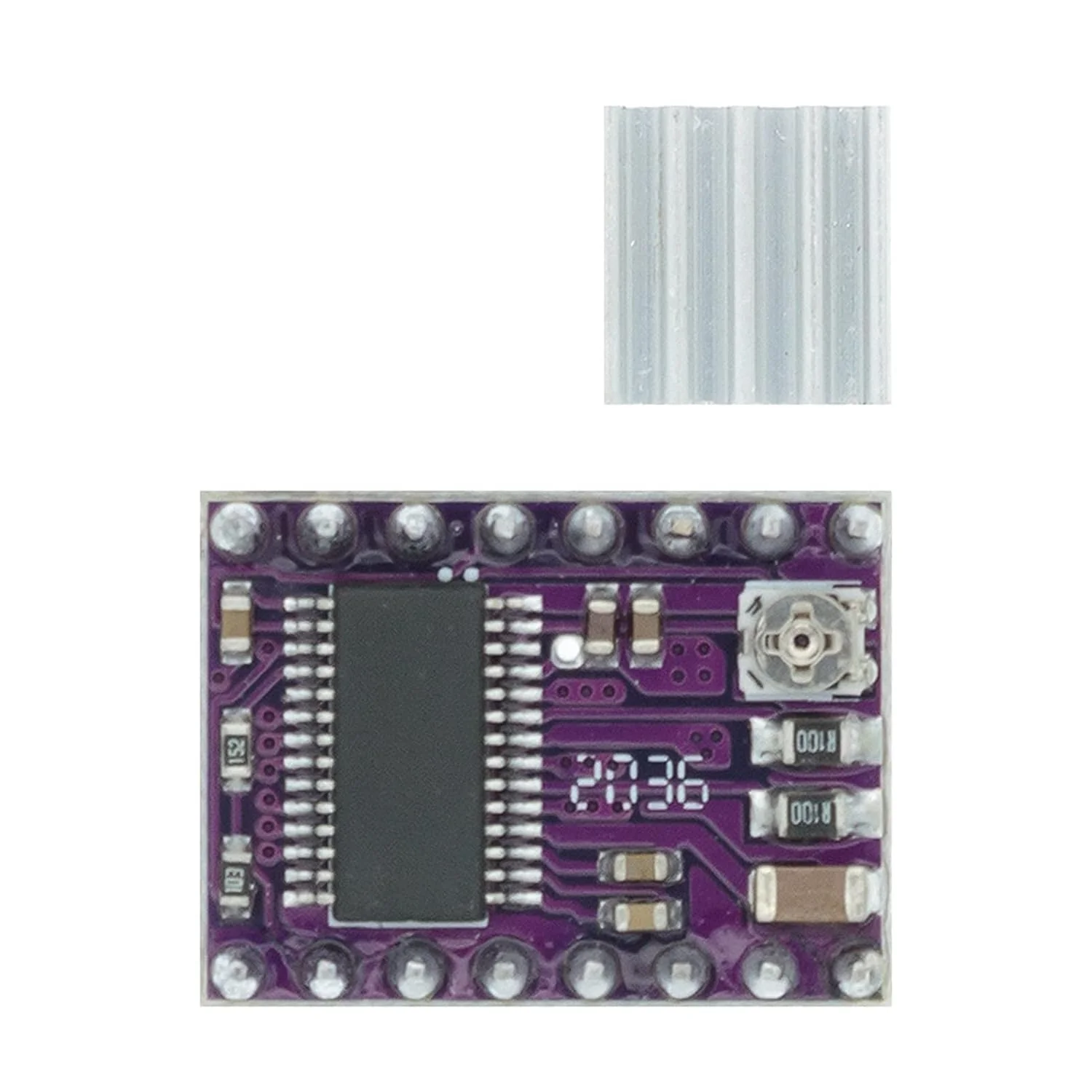 قطعات پرینتر سه بعدی StepStick A4988 DRV8825 درایور موتور پله ای با هیت سینک Carrier Reprap RAMPS 1.4 (رنگ: DRV8825)