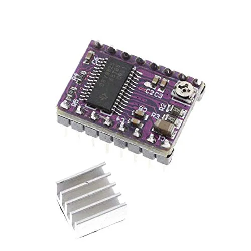 قطعات پرینتر سه بعدی درایور موتور پله ای StepStick DRV8825 با هیت سینک حامل Reprap PCB 4 لایه جایگزین درایور A4988