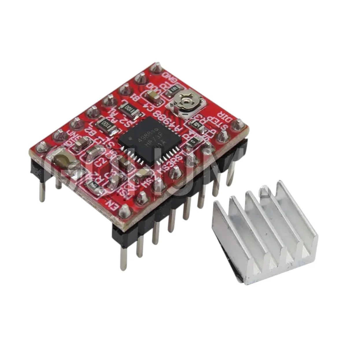 قطعات پرینتر سه بعدی StepStick A4988 DRV8825 درایور موتور پله ای با هیت سینک Cairrler Reprap RAMPS 1.4 1.5 1.6 برد MKS GEN V1.4