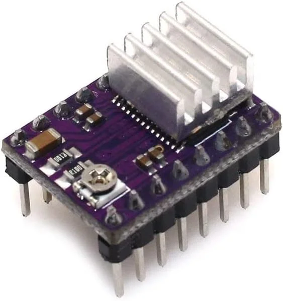 قطعات پرینتر سه بعدی StepStick A4988 DRV8825 درایور موتور پله ای با هیت سینک Reprap RAMPS 1.4 1.5 1.6 MKS GEN V1.4 board - (ولتاژ: 5 عدد Drv8825)