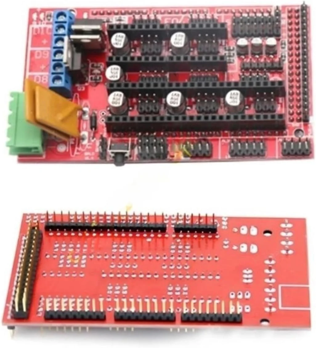 مجموعه قطعات پرینتر سه بعدی Mega2560R3 + کنترلر Ramps 1.4 + پنل کنترل LCD 12864 + ماژول درایور استپر A4988 کامل