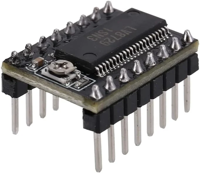 5 عدد لوازم جانبی مادربرد پرینتر سه بعدی، ماژول درایور موتور پله ای LV8729 با هیت سینک درایور