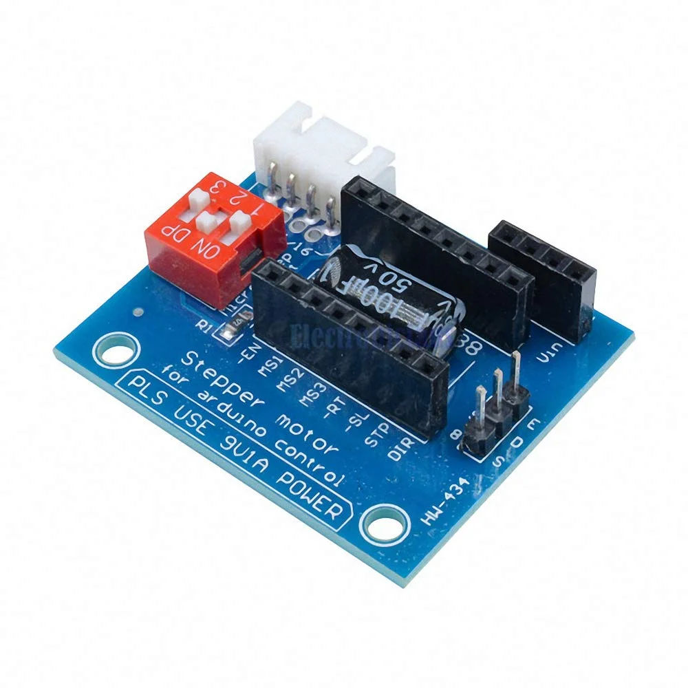 برد توسعه پنل کنترل درایور موتور پله‌ای پرینتر سه بعدی A4988 DRV8825 مدل V1.1