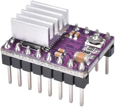 ماژول درایور موتور پله ای DRV8825 با هیت سینک برای رمپز 1.4 و StepStick A4988 (قطعات پرینتر سه بعدی)