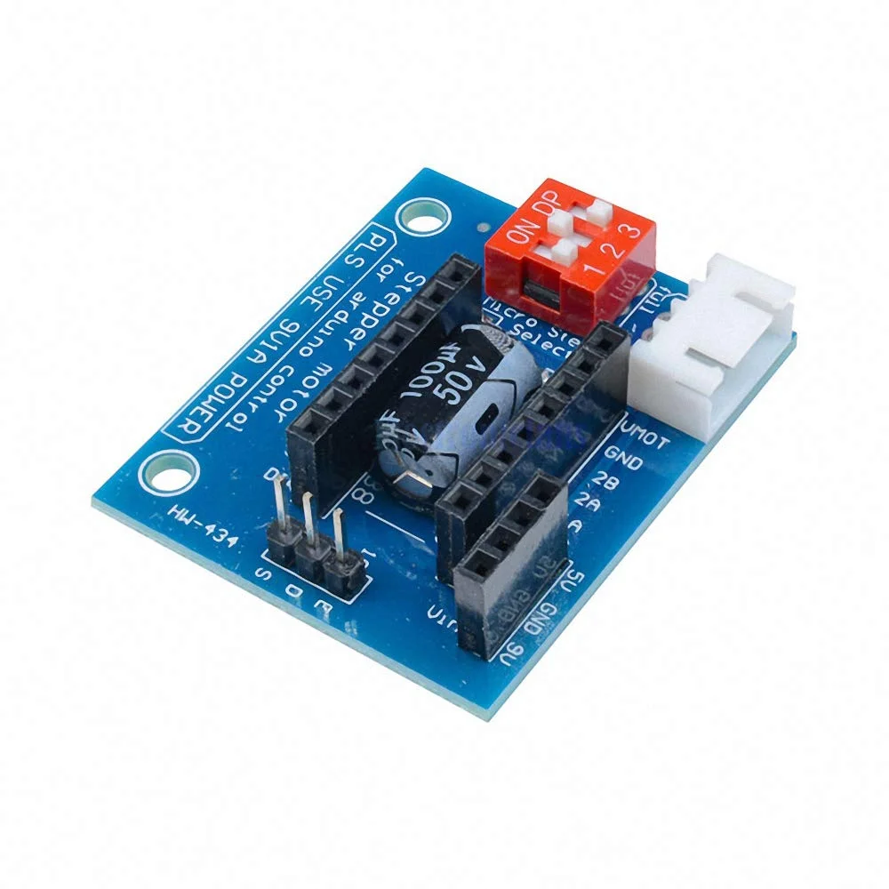 برد توسعه پنل کنترل درایور موتور پله‌ای پرینتر سه بعدی A4988 DRV8825 مدل V1.1