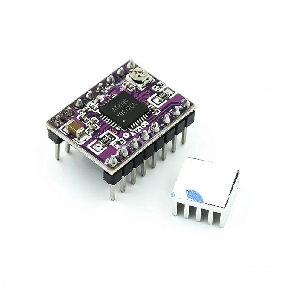 لوازم جانبی پرینتر سه بعدی AT2100، ماژول برد درایور موتور پله ای، بی صدا، سازگار با درایور TMC2208