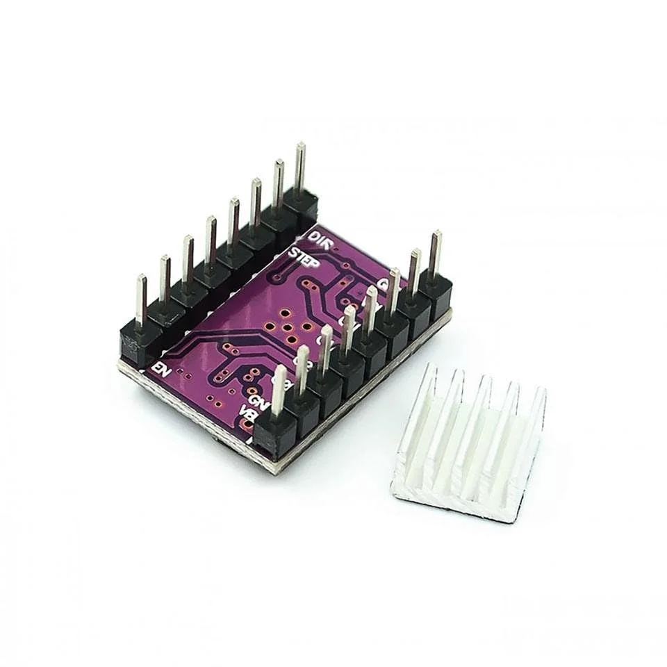 لوازم جانبی پرینتر سه بعدی AT2100، ماژول برد درایور موتور پله ای، بی صدا، سازگار با درایور TMC2208 لوازم جانبی پرینتر سه بعدی AT2100، ماژول برد درایور موتور پله ای، بی صدا، سازگار با درایور TMC2208
