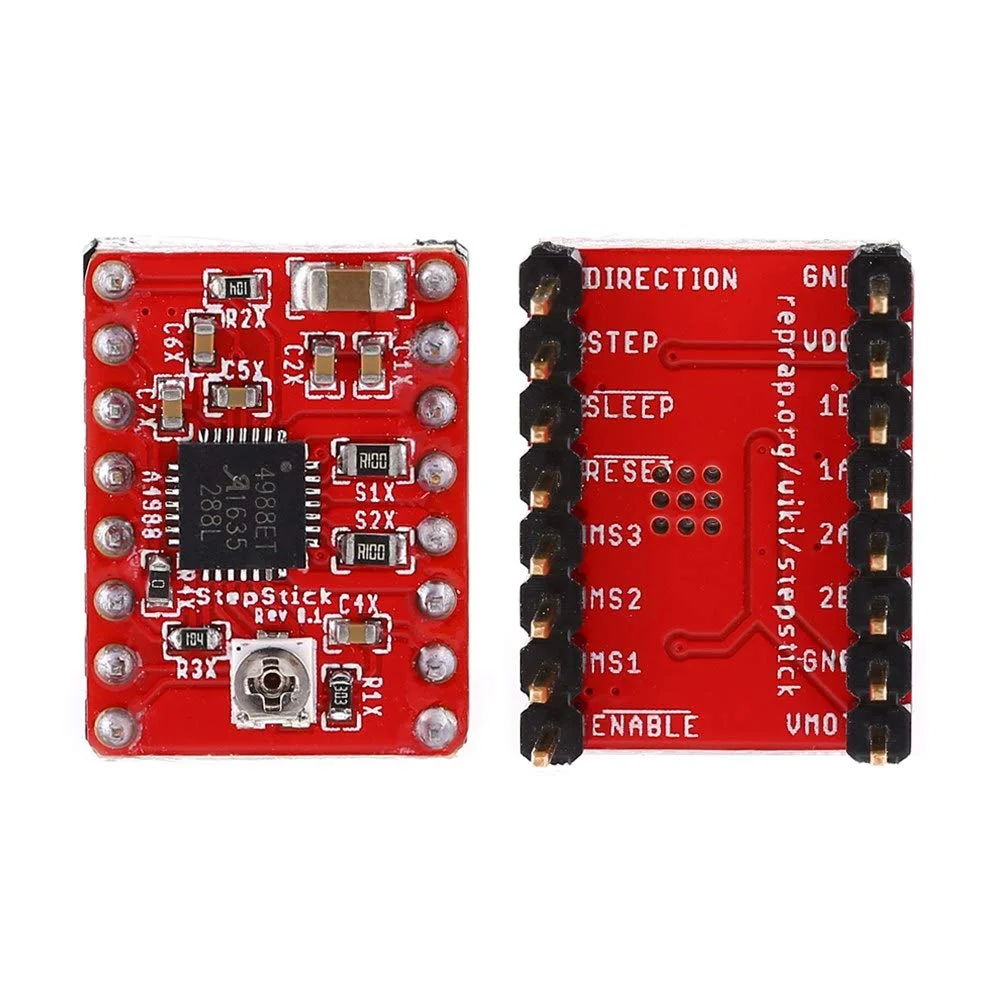 ماژول درایور موتور پله ای A4988 با عملکرد بالا برای قطعات و لوازم جانبی پرینتر سه بعدی