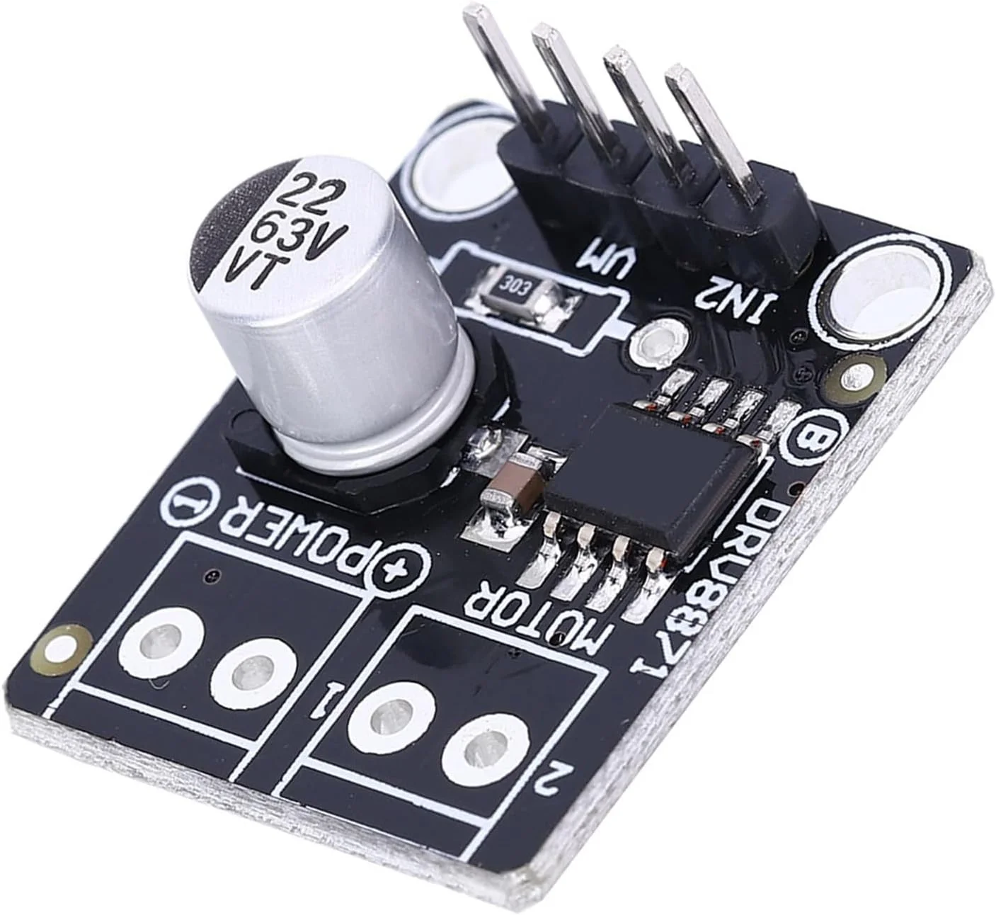 ماژول درایور موتور DC براش خورده DRV8871 با کارایی بالا، جریان 3.6 آمپر، محدوده ولتاژ 6.5 تا 45 ولت و عملکرد یکپارچه برای پرینترها، لوازم خانگی و... ماژول درایور موتور DC براش خورده DRV8871 با کارایی بالا، جریان 3.6 آمپر، محدوده ولتاژ 6.5 تا 45 ولت و عملکرد یکپارچه برای پرینترها، لوازم خانگی و...