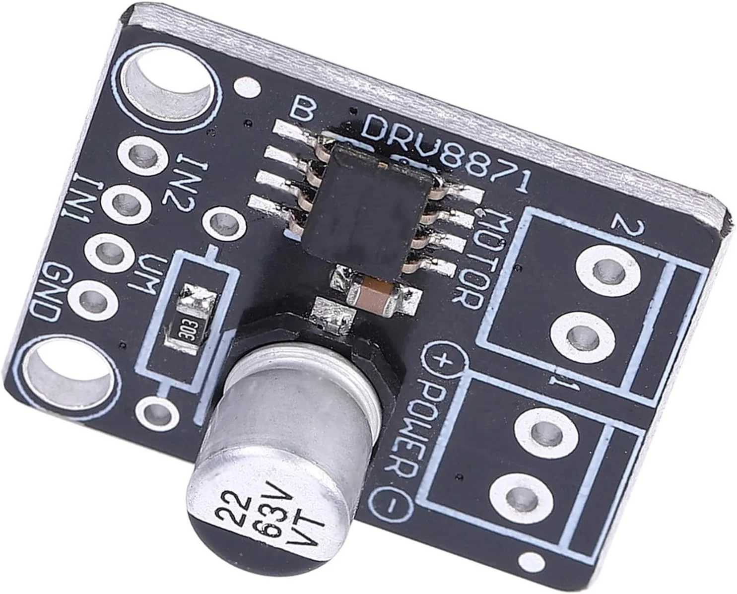 برد درایور موتور DC مدل DRV8871، ماژول درایو BOB با عملکرد بالا، پورت کنترل PWM با جریان 3.6 آمپر برای پرینتر، لوازم برقی، تجهیزات صنعتی، فلزی، مشکی، 4.9x6 میلی متر برد درایور موتور DC مدل DRV8871، ماژول درایو BOB با عملکرد بالا، پورت کنترل PWM با جریان 3.6 آمپر برای پرینتر، لوازم برقی، تجهیزات صنعتی، فلزی، مشکی، 4.9x6 میلی متر