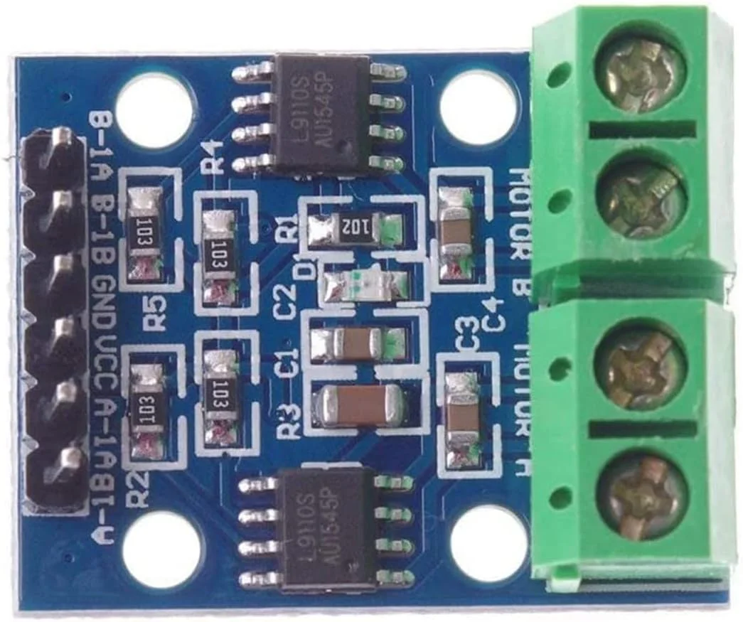 ماژول درایور موتور DC دو کاناله L9110S، آبی - بسته 5 عددی