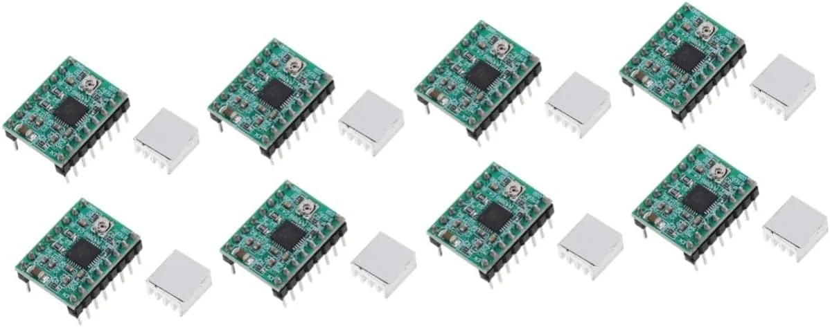 ماژول درایور موتور پله ای 4 عددی برای چاپگر، بی صدا، با راندمان بالا، برد درایور موتور، مقاوم در برابر درجه حرارت بالا