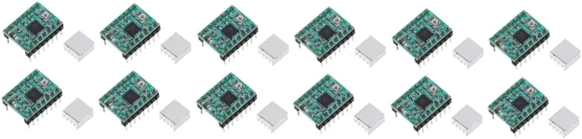 8 عدد درایور موتور پله ای برای قطعات پرینتر، خروجی دو قطبی میکرو استپینگ