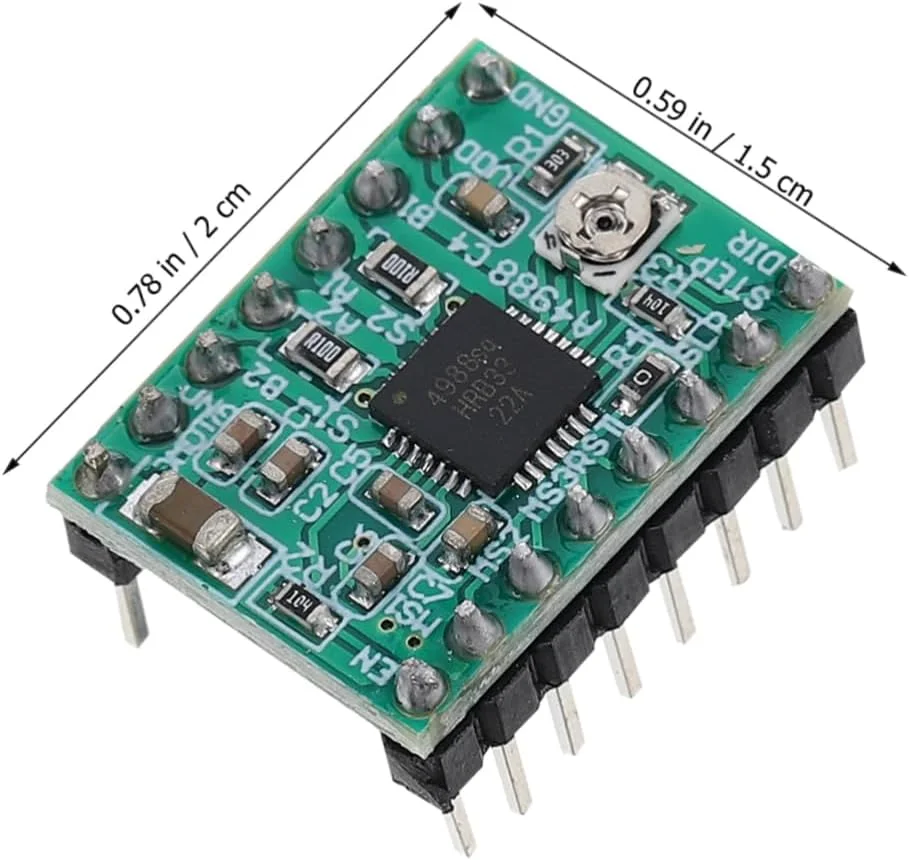 ماژول استپر NUOBESTY برای پرینترها، ماژول کنترل حرارتی و ورودی با ثبات بالا برای کنترل دقیق موتور، 4 عدد