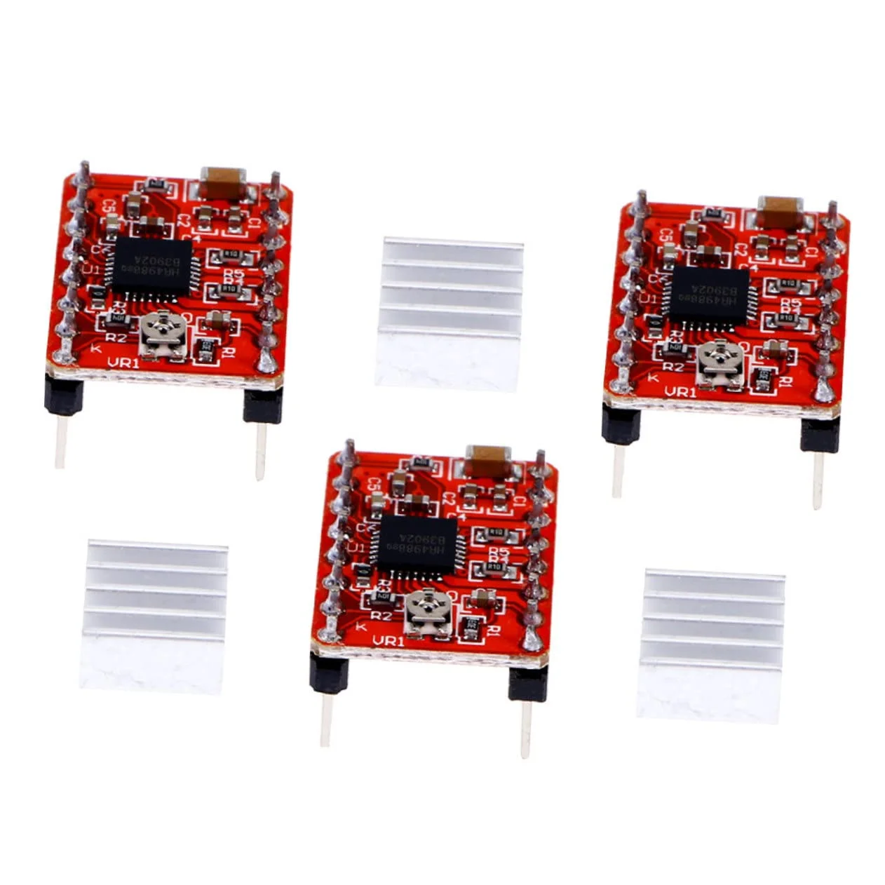 ۵ عدد هیت سینک ماژول درایور موتور پله ای برای لوازم جانبی پرینتر درایور موتور پله ای