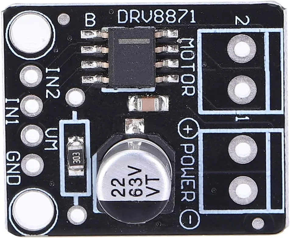 برد درایور موتور DC مدل DRV8871 BOB، ماژول درایو 3.6 آمپر، پورت کنترل PWM برای پرینتر، لوازم برقی و تجهیزات صنعتی
