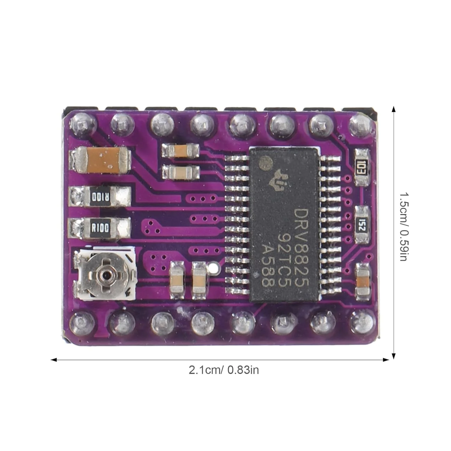 ماژول درایور موتور پله ای با هیت سینک، سازگار با پرینتر سه بعدی، درایور استپ موتور برای پروژه های DIY