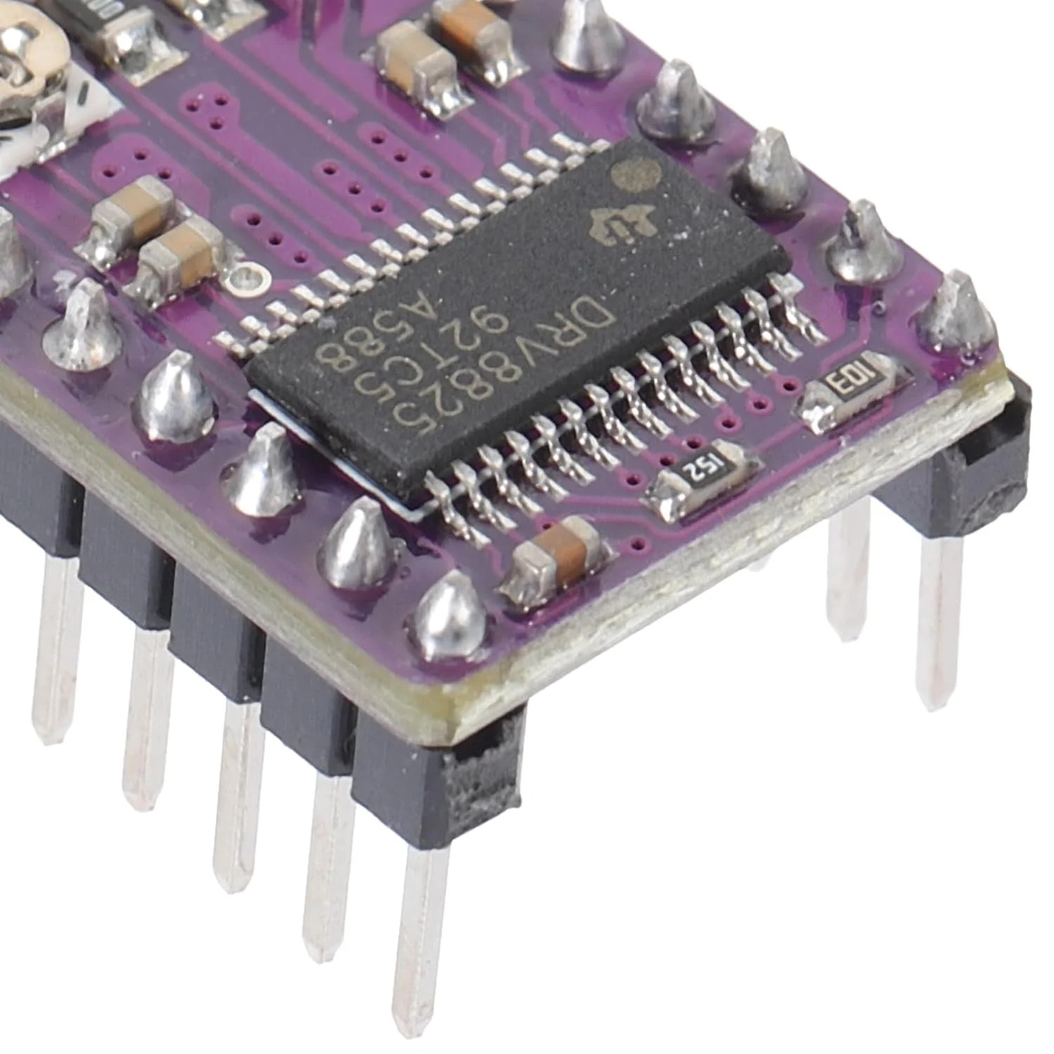 ماژول درایور موتور پله ای با هیت سینک، سازگار با پرینتر سه بعدی، درایور استپ موتور برای پروژه های DIY