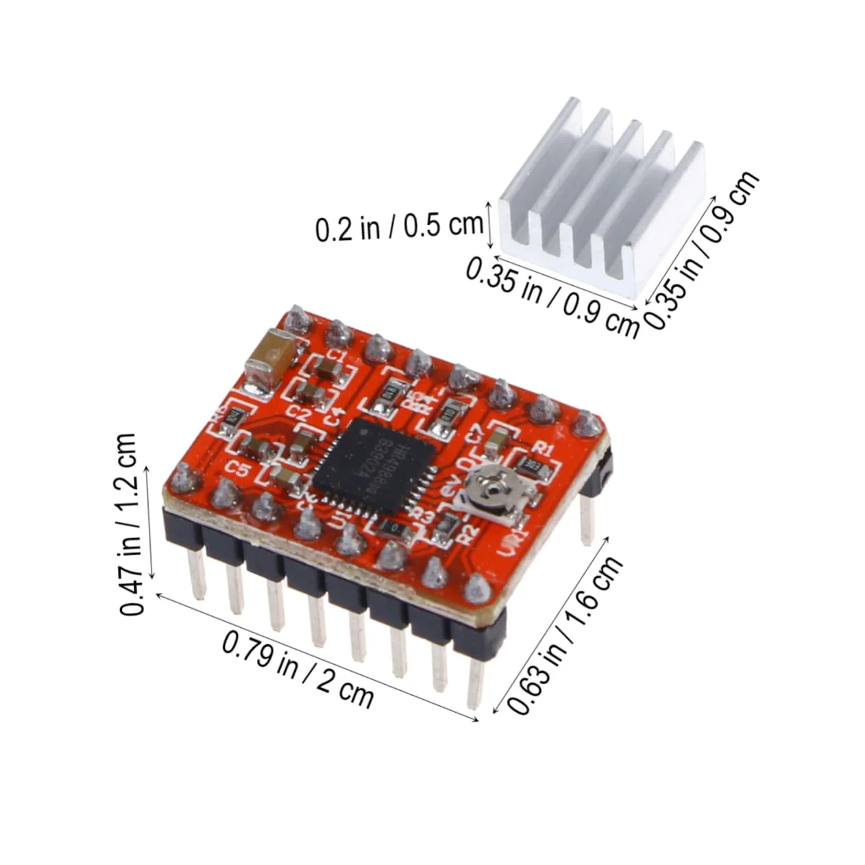 مجموعه ۳ عددی ماژول درایور موتور دستگاه حکاکی پرینتر CNC مدل Mobestech، برد درایور موتور پله ای با وضوح پله مجموعه ۳ عددی ماژول درایور موتور دستگاه حکاکی پرینتر CNC مدل Mobestech، برد درایور موتور پله ای با وضوح پله