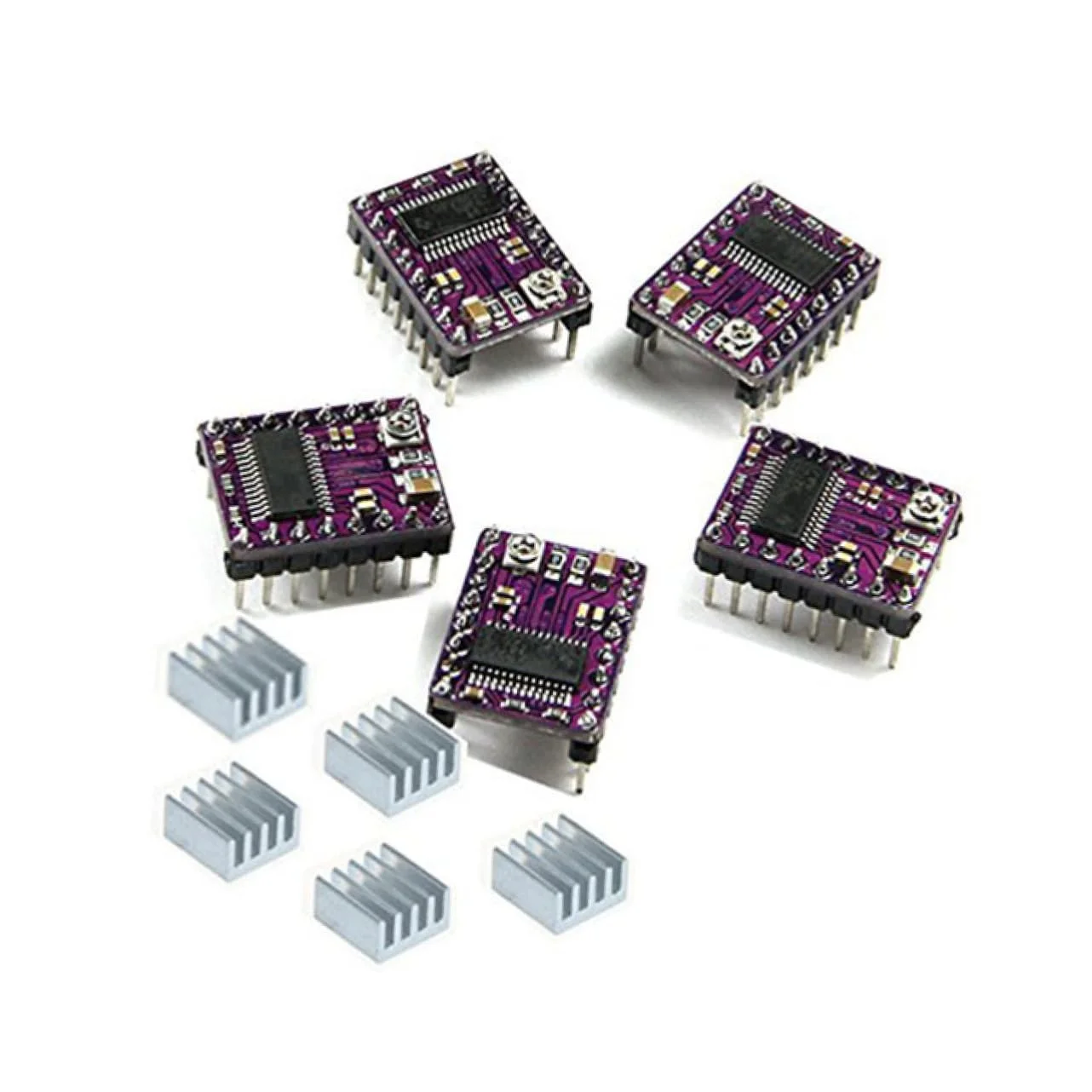 ماژول Mobestech Reprap برد درایور موتور پله‌ای پرینتر سه بعدی PCB چهار لایه سازگار با 3.3v/5v با 6 رزولوشن پله