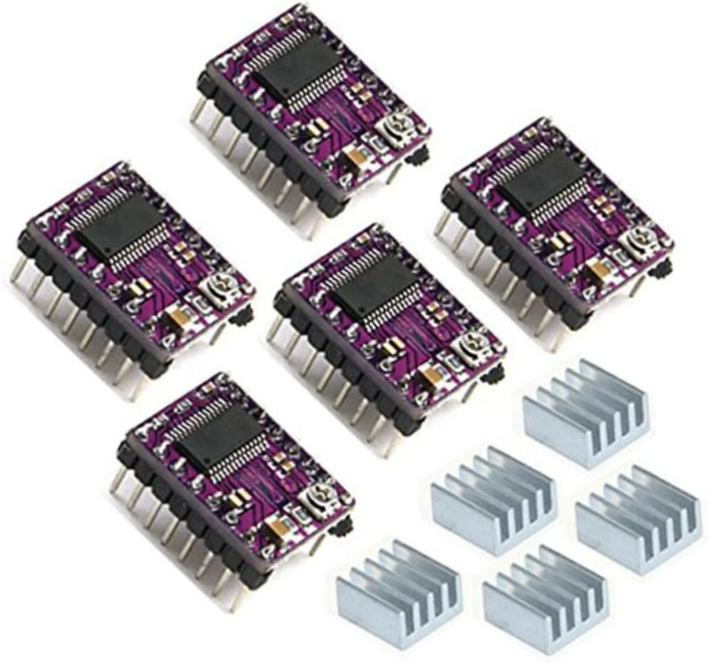 5 عدد درایور موتور پله ای، ماژول درایور موتور، کنترلر موتور پرینتر سه بعدی