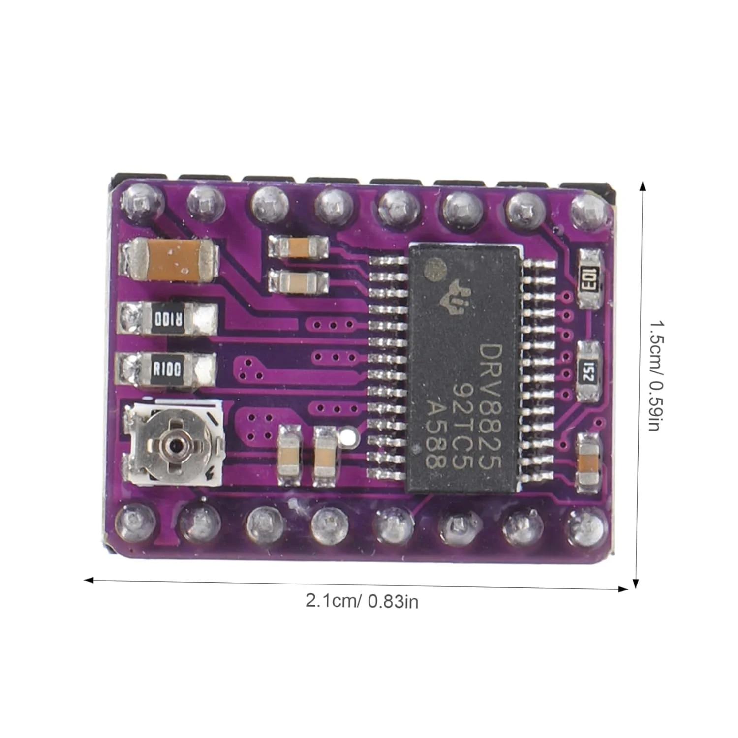 ماژول درایور موتور پله ای هیت سینک مدل پرینتر سه بعدی قطعه درایور موتور پله ای پرینتر ماژول درایور پرینتر ماژول درایور موتور الکترونیکی