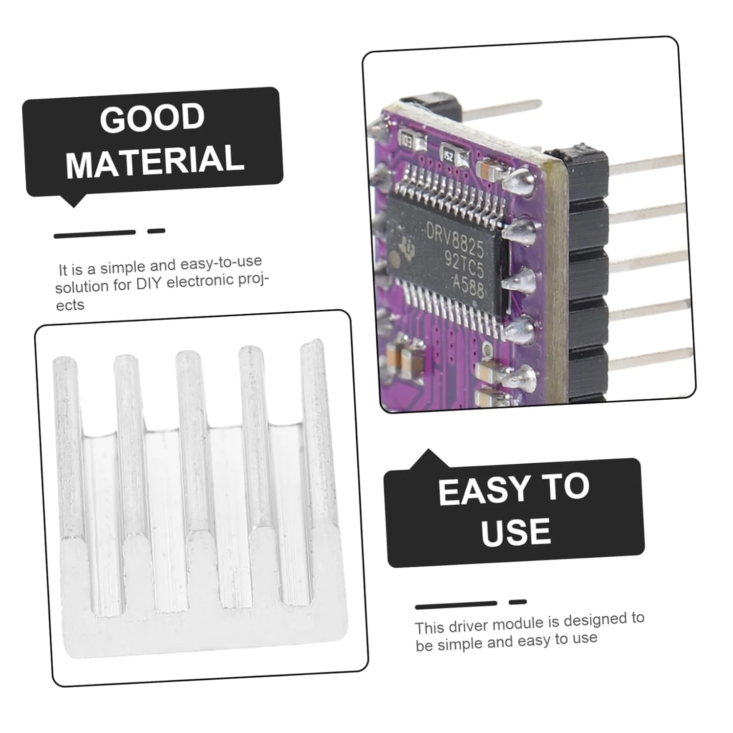 قطعات پرینتر سه بعدی، ماژول درایور موتور پله ای، لوازم جانبی هیت سینک، واحد کنترل موتور پله ای