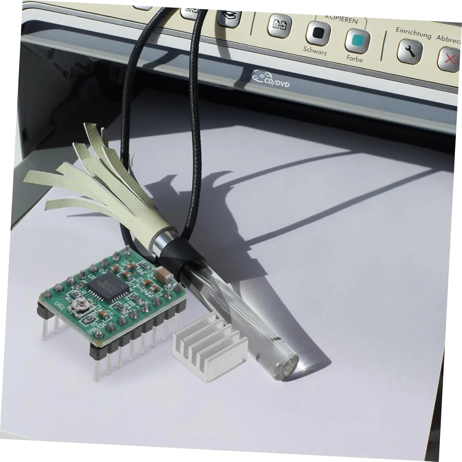 5pcs Printer Stepper Driver Module Heat Sink Stepper Motor Controller Slow Rotation Wide Application