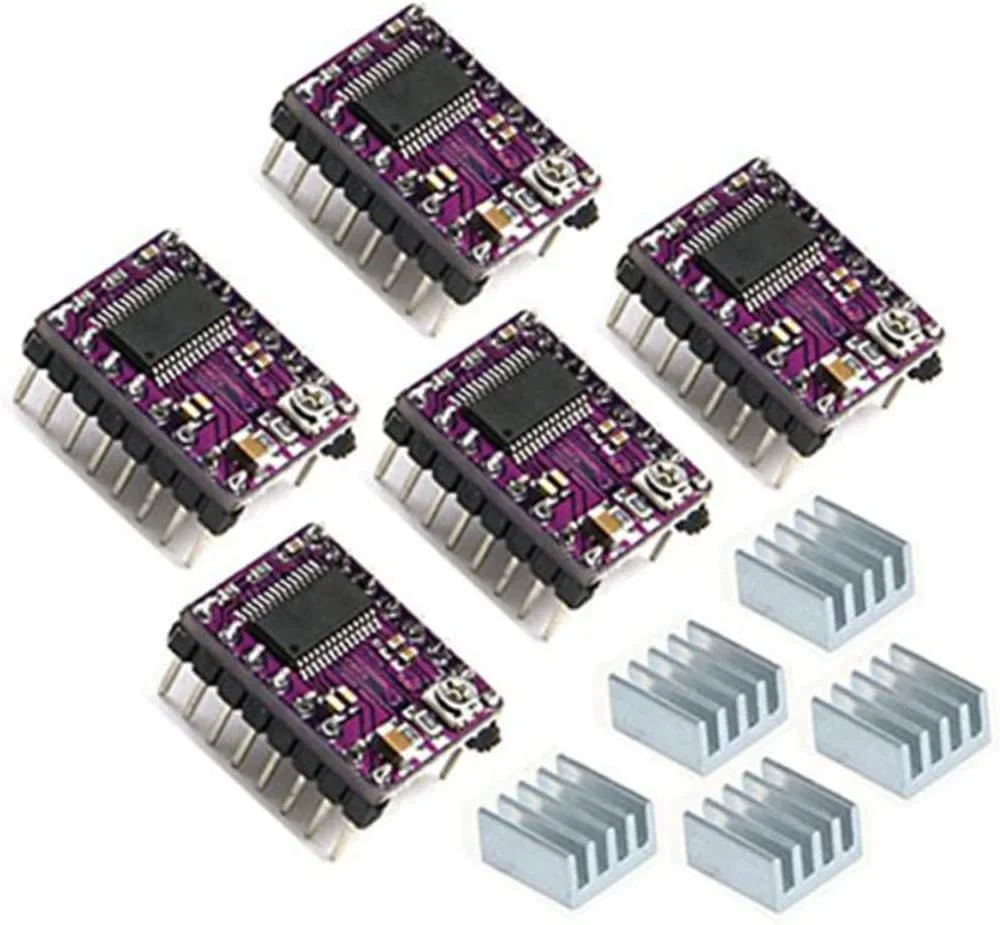 5 عدد درایور موتور پله ای، ماژول درایور موتور، کنترلر موتور پرینتر سه بعدی