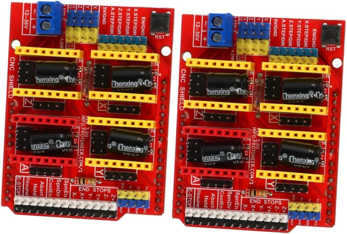 2 عدد برد درایور A4988 برای توسعه پرینتر سه بعدی، برد حکاکی، سازگاری CNC، کنترل دقیق برای عملکرد چاپ بهبود یافته