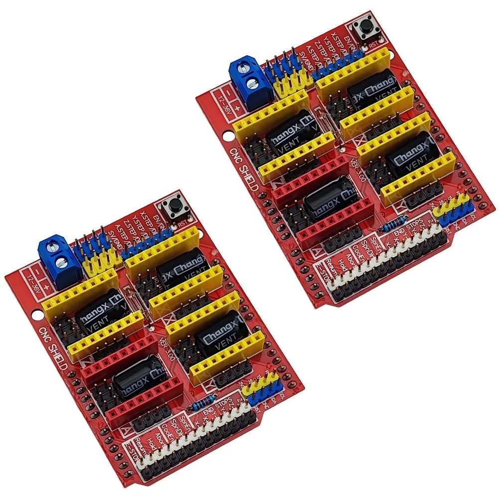 برد توسعه دستگاه حکاکی CNC Shield V3.0 مدل V3 برای پرینتر سه بعدی A4988 DRV8825، دو عددی